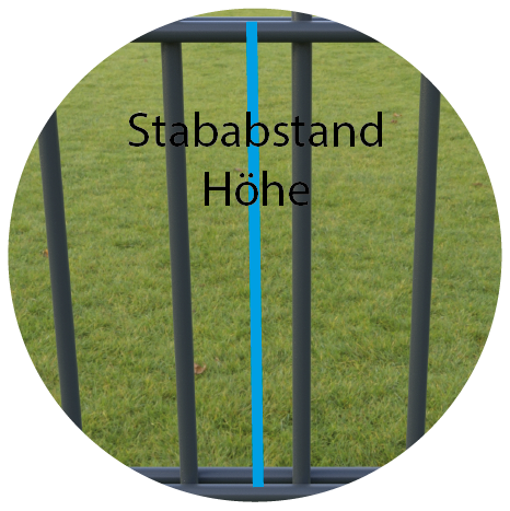 stababstand höhe