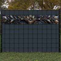 Art-Deco Basrelief - Blumenmuster mittel 05